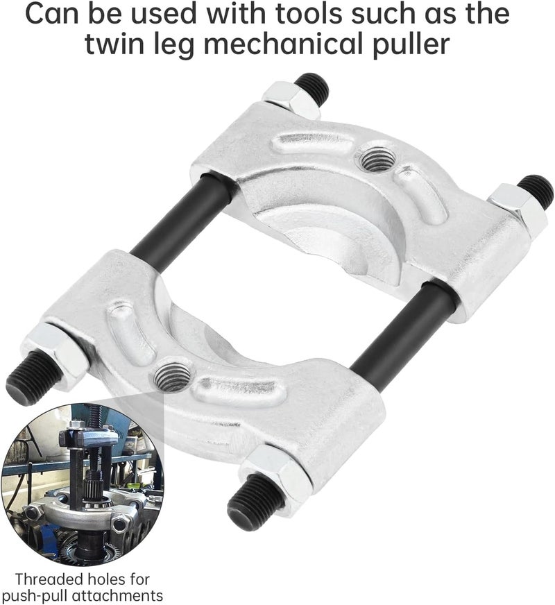 ChgImposs Heavy Duty Bearing Puller with 1/8 to 2 inch Jaw for Gear Pinion/Wheel Hub/Bearing Separator, Chrome-Plated Steel Splitter Tool - Image 4